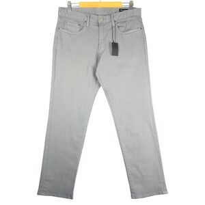 Bonobos Slim Fit Stretch Jeans Grey Garment Dye Mens 34x30 (Fits 35x29)
